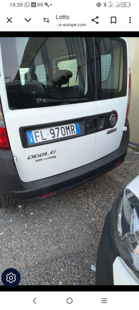 Fiat doblo CARGO II 1.3 Mjt 95cv E6 km128.000 05/2017