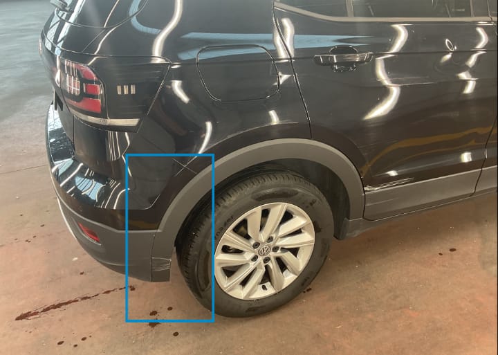 Volkswagen T-Cross 2019  1.0 tsi benZina Style 115cv dsg , ,km 119507 carrozzeria da rivedere