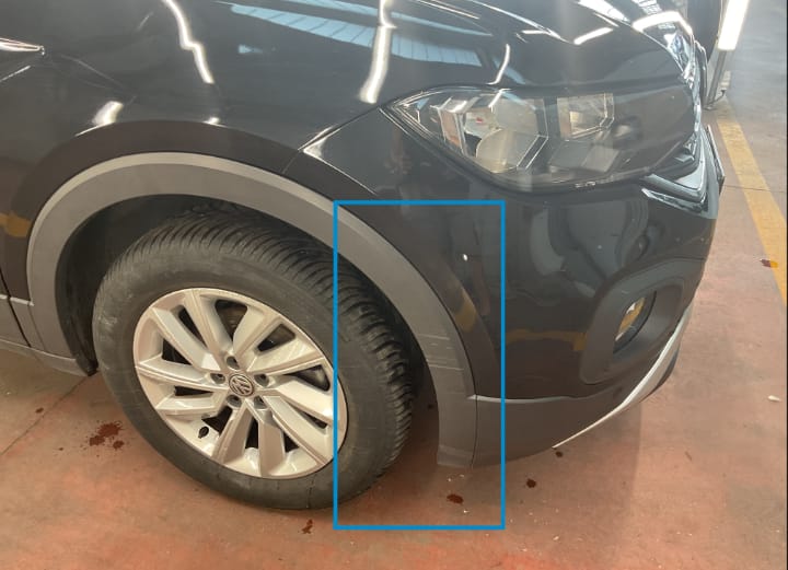 Volkswagen T-Cross 2019  1.0 tsi benZina Style 115cv dsg , ,km 119507 carrozzeria da rivedere