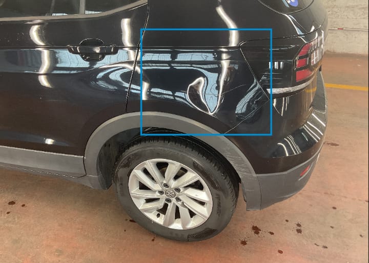 Volkswagen T-Cross 2019  1.0 tsi benZina Style 115cv dsg , ,km 119507 carrozzeria da rivedere